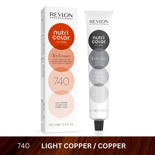 Nutri Color™ Filters 3-In-1 Hair Color - Light Copper 740 - 100ml