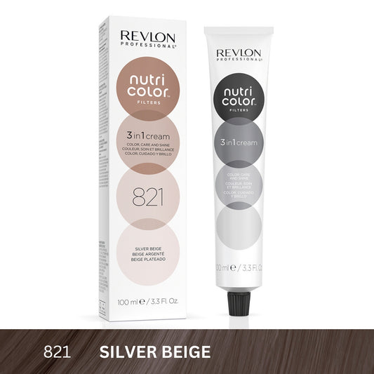 Nutri Color™ Filters 3-In-1 Hair Color - Silver Beige 821 - 100ml