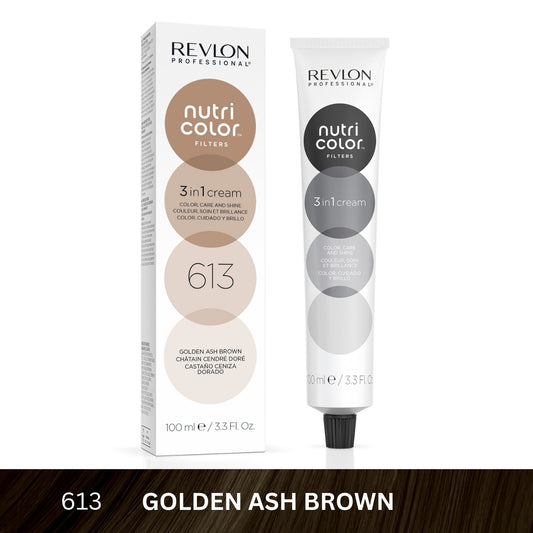 Nutri Color™ Filters 3-In-1 Hair Color - Golden Ash Brown 613 - 100ml