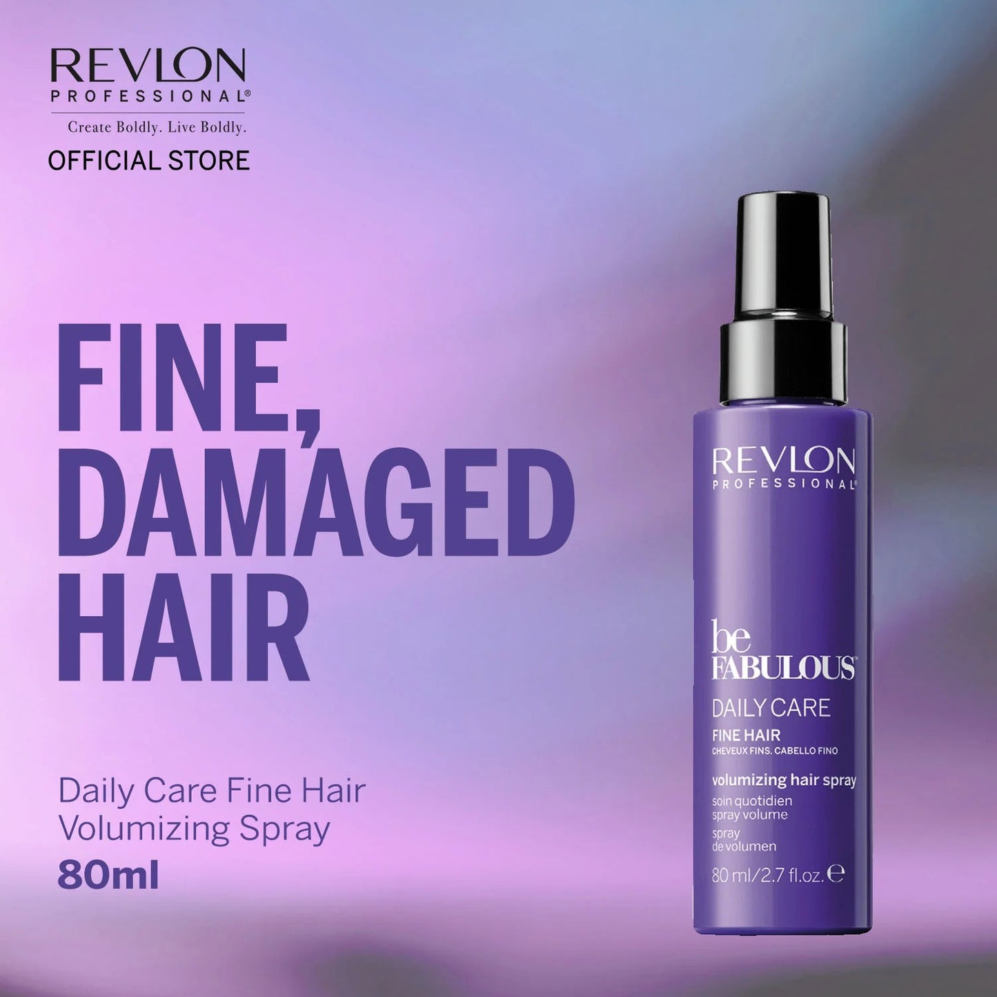 BeFabulous™ Fine Hair Volumizing Hair Spray 80ml