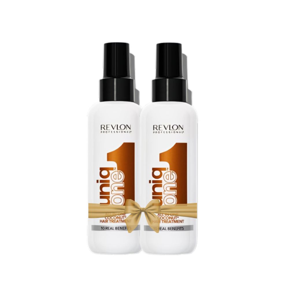 UniqONE™ Leave-In Treatment Duo Bundle - 150ml - "All in One" 10 Benefits Hair Serum - Classic Fragrance
