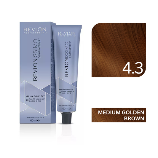 Revlonissimo Colorsmetique™ Professional Hair Color - 4.3 Medium Golden Brown