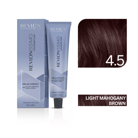 Revlonissimo Colorsmetique™ Professional Hair Color - 4.5 Light Mahogany Brown