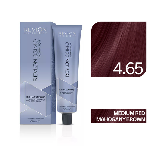 Revlonissimo Colorsmetique™ Professional Hair Color - 4.65 Medium Red Mahogany Brown