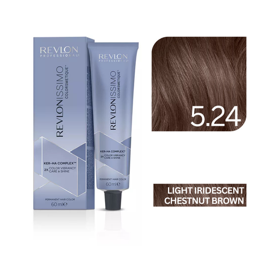 Revlonissimo Colorsmetique™ Professional Hair Color - 5.24 Light Iridescent Chestnut Brown