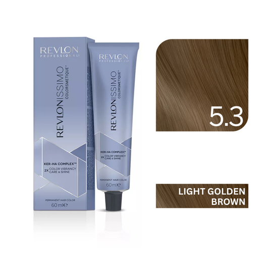 Revlonissimo Colorsmetique™ Professional Hair Color - 5.3 Light Golden Brown