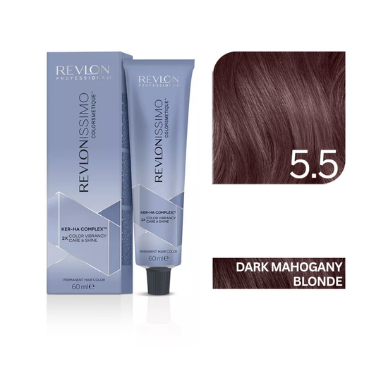 Revlonissimo Colorsmetique™ Professional Hair Color - 5.5 Dark Mahogany Blonde