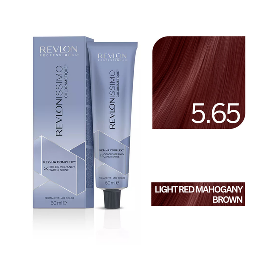 Revlonissimo Colorsmetique™ Professional Hair Color - 5.65 Light Red Mahogany Brown