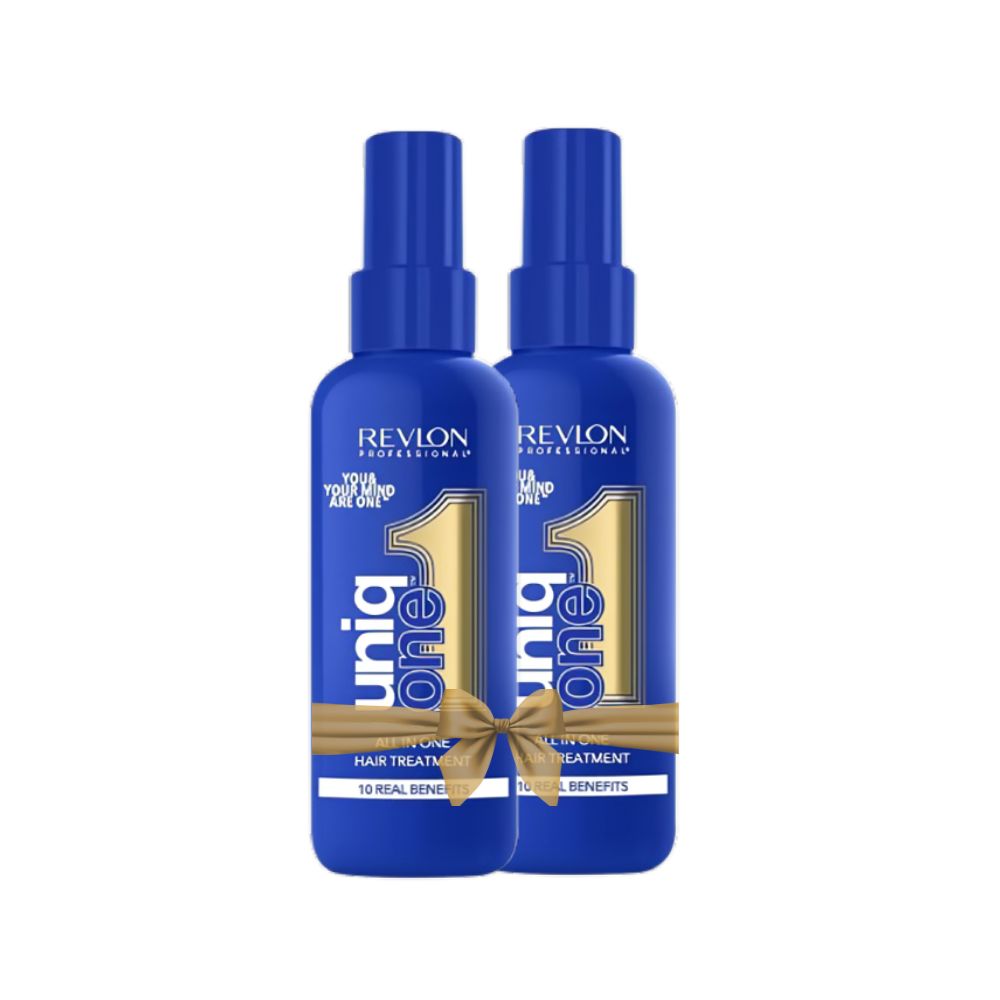 UniqONE™ Leave-In Treatment Duo Bundle - 150ml - "All in One" 10 Benefits Hair Serum - Classic Fragrance