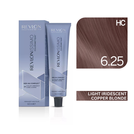 Revlonissimo Colorsmetique™ Professional Hair Color - High Coverage 6.25 - Dark Iridescent Mahogany Blonde