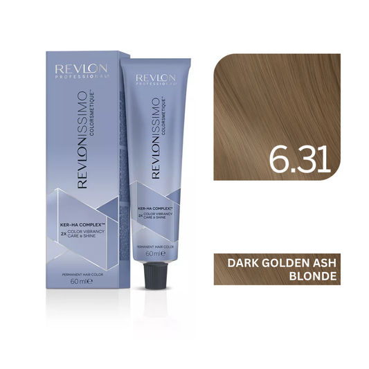 Revlonissimo Colorsmetique™ Professional Hair Color - 6.31 Dark Golden Ash Blonde