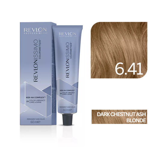 Revlonissimo Colorsmetique™ Professional Hair Color - 6.41 Dark Chestnut Ash Blonde