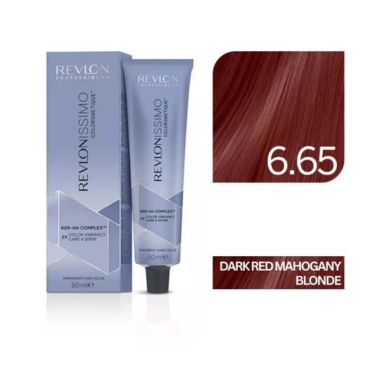 Revlonissimo Colorsmetique™ Professional Hair Color - 6.65 Dark Red Mahogany Blonde