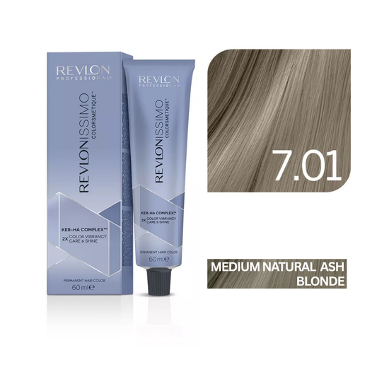 Revlonissimo Colorsmetique™ Professional Hair Color - 7.01 Medium Natural Ash Blonde