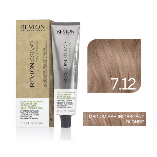 Color Sublime™ Ammonia Free -  Medium Ash iridescent Blonde Hair Color Cream Permanent Hair Color, for Salon & Home Use - Rich Shades for Grey Coverage & Vibrant Hair Color – 75ml