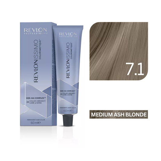 Revlonissimo Colorsmetique™ Professional Hair Color - 7.1 Medium Ash Blonde