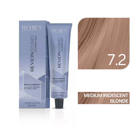 Revlonissimo Colorsmetique™ Professional Hair Color - 7.2 Medium Iridescent Blonde