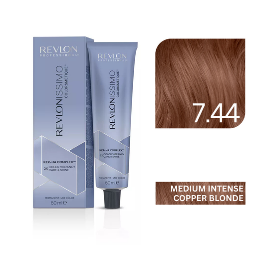 Revlonissimo Colorsmetique™ Professional Hair Color - 7.44 Medium Intense Copper Blonde