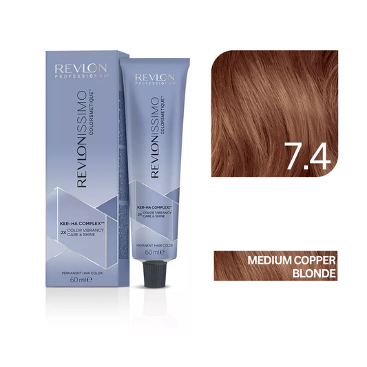Revlonissimo Colorsmetique™ Professional Hair Color - 7.4 Medium Copper Blonde
