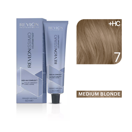 Revlonissimo Colorsmetique™ Professional Hair Color - High Coverage 7 - Medium Blonde