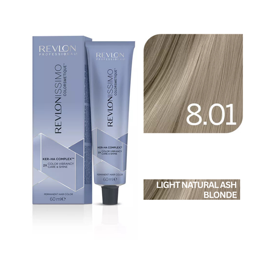 Revlonissimo Colorsmetique™ Professional Hair Color - 8.01 Light Natural Ash Blonde