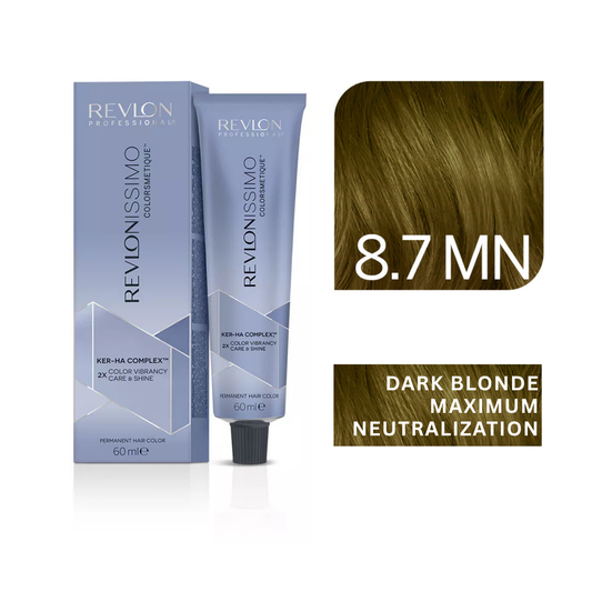 Revlonissimo Colorsmetique™ Professional Hair Color - 8.7 MN Light Blonde Maximum Neutralization