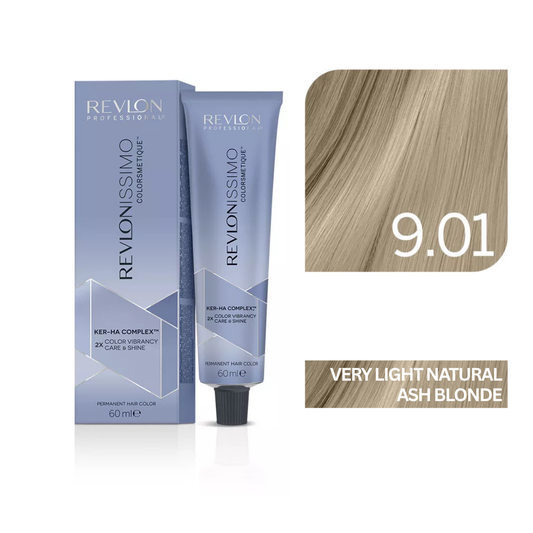 Revlonissimo Colorsmetique™ Professional Hair Color - 9.01 Very Light Natural Ash Blonde
