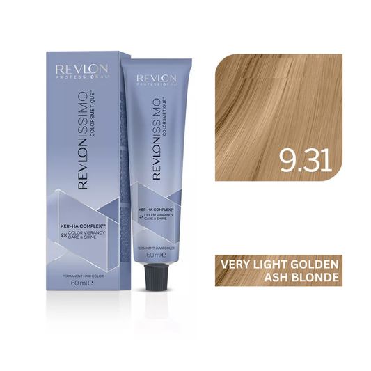 Revlonissimo Colorsmetique™ Professional Hair Color - 9.31 Very Light Golden Ash Blonde
