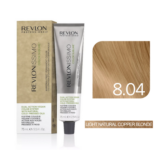 Color Sublime™ Ammonia Free - Light Natural Copper Blonde Hair Color Cream Permanent Hair Color, for Salon & Home Use - Rich Shades for Grey Coverage & Vibrant Hair Color – 75ml