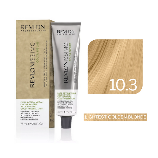 Color Sublime™  Ammonia Free - Lightest Golden Blonde Hair Color Cream Permanent Hair Color, for Salon & Home Use - Rich Shades for Grey Coverage & Vibrant Hair Color – 75ml