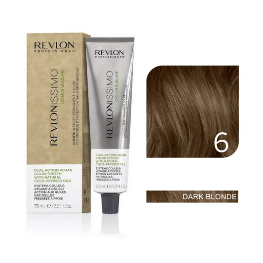 Color Sublime™ Ammonia Free - Dark Blonde Hair Color Cream Permanent Hair Color, for Salon & Home Use - Rich Shades for Grey Coverage & Vibrant Hair Color – 75ml