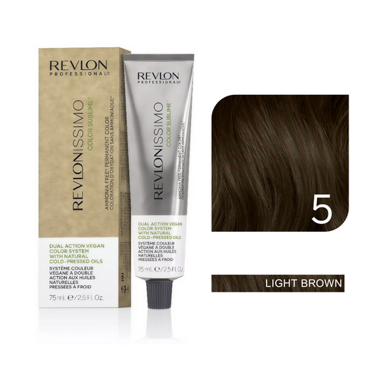 Color Sublime™ Ammonia Free - Light Brown Hair Color Cream Permanent Hair Color, for Salon & Home Use - Rich Shades for Grey Coverage & Vibrant Hair Color – 75ml