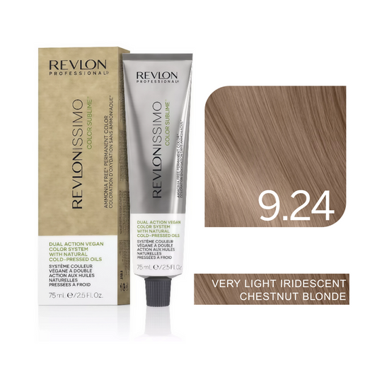 Color Sublime™ Ammonia Free -  Very Light Iridescent Chestnut Blonde Hair Color Cream Permanent Hair Color, for Salon & Home Use - Rich Shades for Grey Coverage & Vibrant Hair Color – 75ml