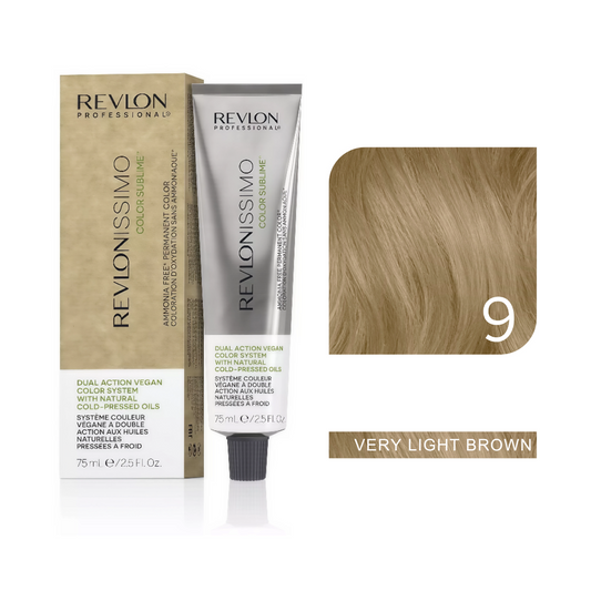 Color Sublime™ Ammonia Free -  Very light brown Hair Color Cream Permanent Hair Color, for Salon & Home Use - Rich Shades for Grey Coverage & Vibrant Hair Color – 75ml