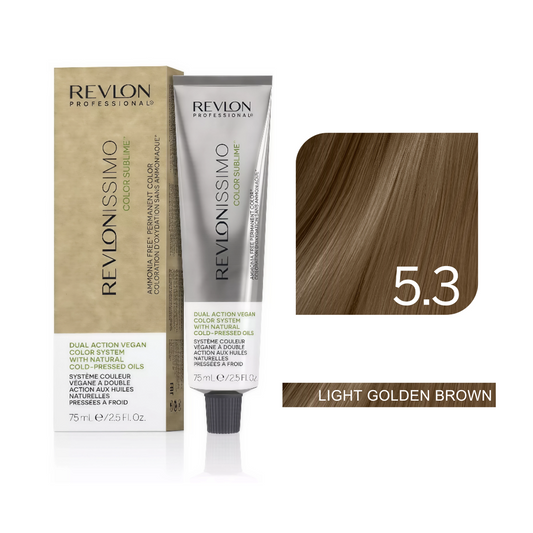 Color Sublime™ Ammonia Free Light Golden Brown Hair Color Cream Permanent Hair Color, for Salon & Home Use  Rich Shades for Grey Coverage & Vibrant Hair Color  75ml