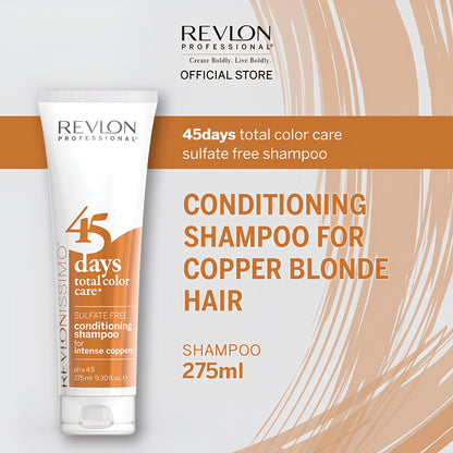 Revlonissimo™ 45 Days Total Color Care Conditioning Shampoo - Intense Coppers  275ml