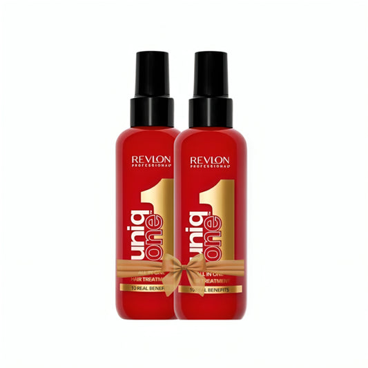 UniqONE™ Leave-In Treatment Duo Bundle - 150ml - "All in One" 10 Benefits Hair Serum - Classic Fragrance