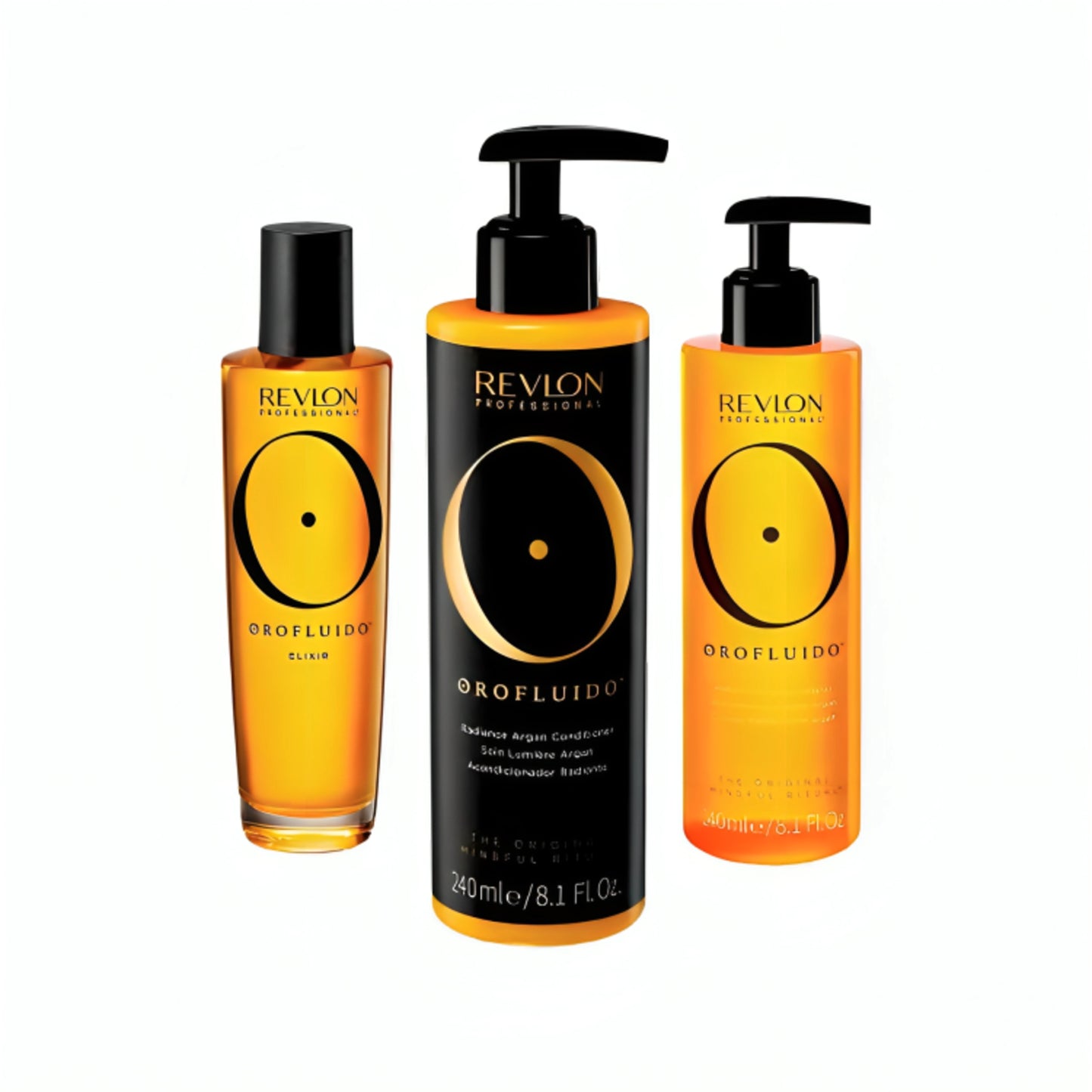 Orofluido™ Mindful Ritual Bundle - Conditioner 240ml, Shampoo 240ml, Elixir 100ml