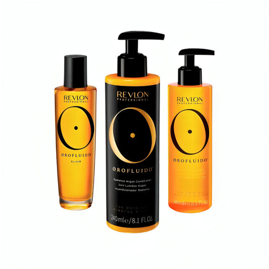 Orofluido™ Mindful Ritual Bundle - Conditioner 240ml, Shampoo 240ml, Elixir 100ml