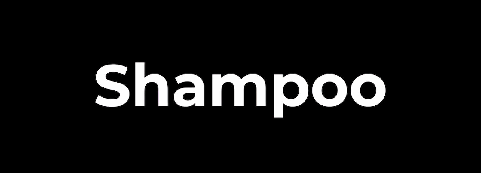 Shampoo banner