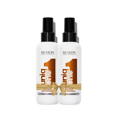 UniqONE™ Leave-In Treatment Duo Bundle - 150ml - "All in One" 10 Benefits Hair Serum - Classic Fragrance