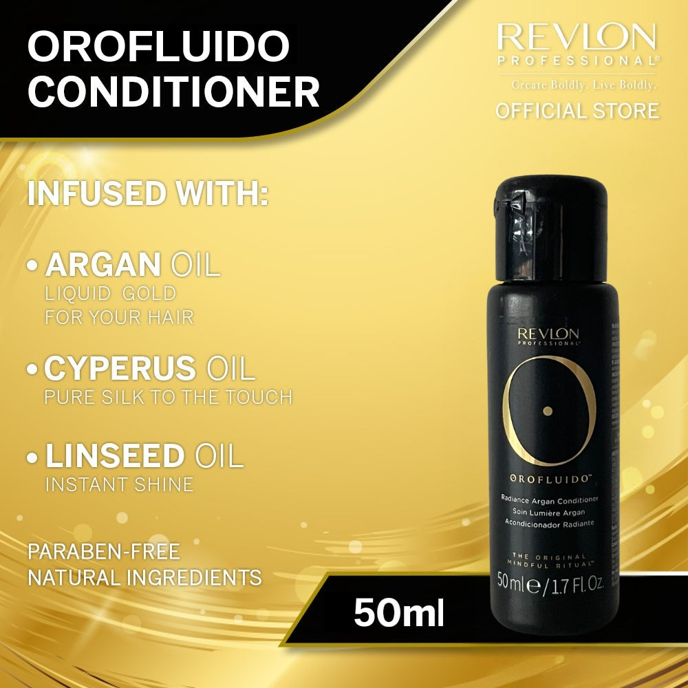 Orofluido™ Travel Bundle Minis - Elixir 100ml, Body Cream 50ml, Radiance Argan Conditioner 50ml
