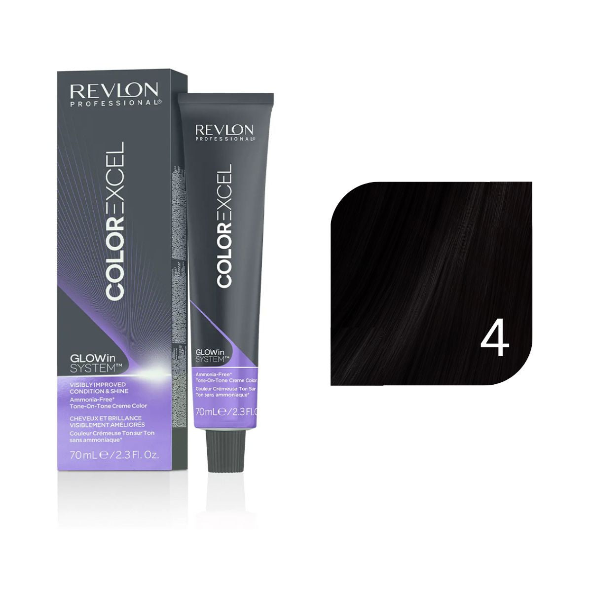 Color Excel™ Professional Hair Color - 4 - 70ml