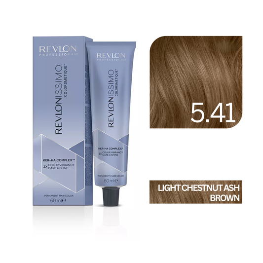 Revlonissimo Colorsmetique™ Professional Hair Color - 5.41 Light Chestnut Ash Brown