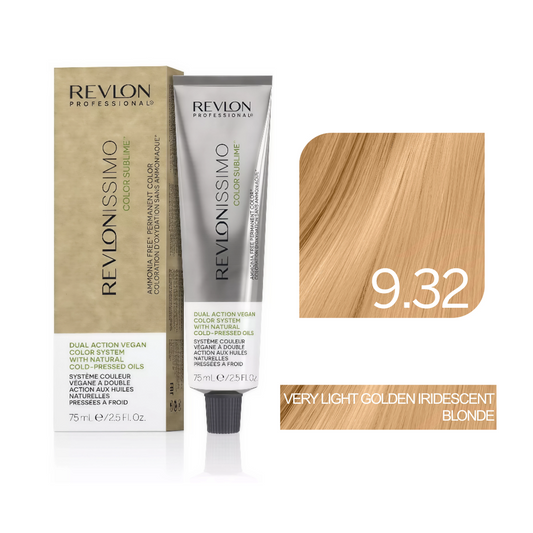Color Sublime™ Ammonia Free -  Very Light Golden Iridescent Blonde Hair Color Cream Permanent Hair Color, for Salon & Home Use - Rich Shades for Grey Coverage & Vibrant Hair Color – 75ml