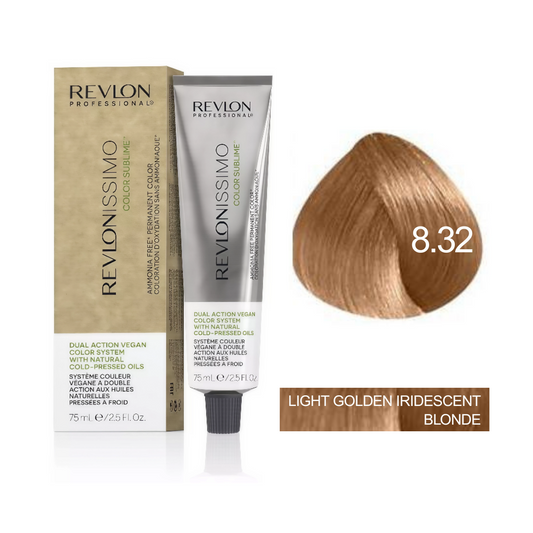 Color Sublime™ Ammonia Free -  Light Golden Iridescent Blonde Hair Color Cream Permanent Hair Color, for Salon & Home Use - Rich Shades for Grey Coverage & Vibrant Hair Color – 75ml