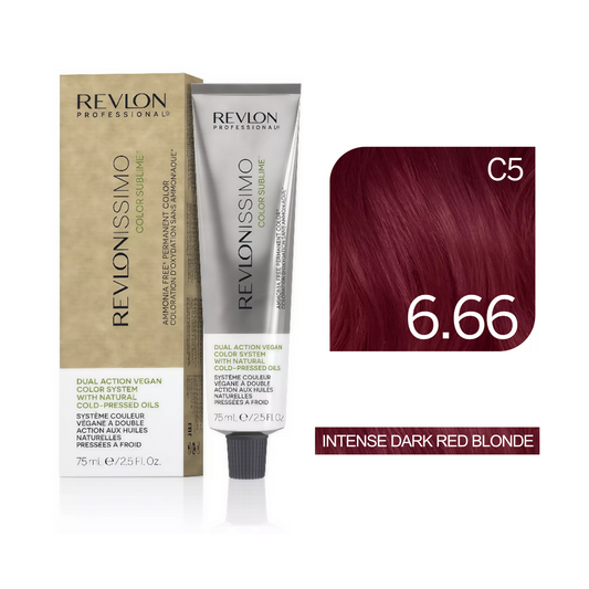 Color Sublime™ Ammonia Free -  Intense Dark Red Blonde Hair Color Cream Permanent Hair Color, for Salon & Home Use - Rich Shades for Grey Coverage & Vibrant Hair Color – 75ml