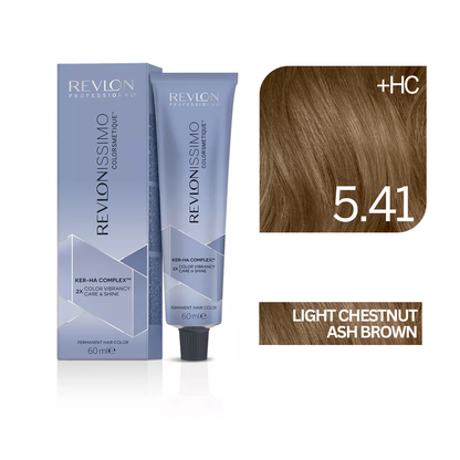 Revlonissimo Colorsmetique™ Professional Hair Color -  High Coverage 5.41 - Light Chestnut Ash Brown